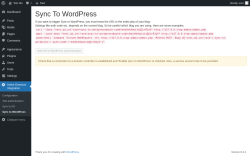 Page screenshot: Active Directory Integration → Sync to WordPress