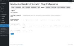 Page screenshot: Active Directory Integration → 
					Security
				