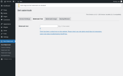 Page screenshot: Next Watermark &rarr; Watermark Text