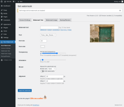 Page screenshot: Next Watermark &rarr; Watermark Text