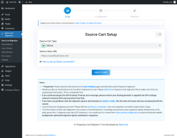 Page screenshot: Next-Cart Migration