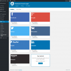 Page screenshot: Settings  &rarr; Nextend Social Login