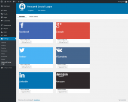 Page screenshot: Settings  &rarr; Nextend Social Login
