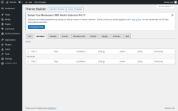 Page screenshot: Nexter Extension &rarr; Theme Builder &rarr; Sections