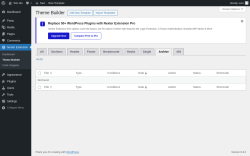 Page screenshot: Nexter Extension &rarr; Theme Builder &rarr; Archive