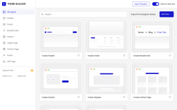 Page screenshot: Nexter &rarr; Theme Builder