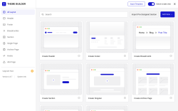 Page screenshot: Nexter &rarr; Theme Builder