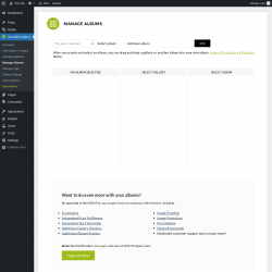 Page screenshot: NextGEN Gallery &rarr; Manage Albums