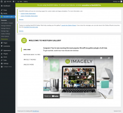 Page screenshot: NextGEN Gallery &rarr; Overview