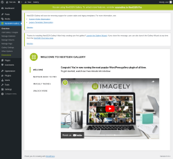Page screenshot: NextGEN Gallery &rarr; Overview
