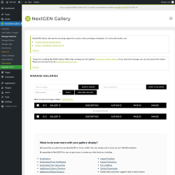 Page screenshot: NextGEN Gallery