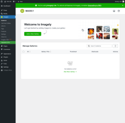 Page screenshot: Imagely