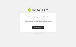 Page screenshot: Imagely &rsaquo; Onboarding Wizard