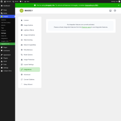 Page screenshot: Imagely &rarr; Integrations
