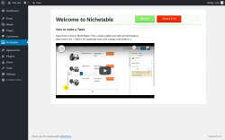 Page screenshot: Nichetable