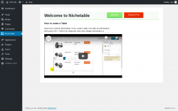 Page screenshot: NicheTable