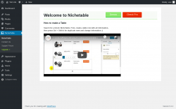 Page screenshot: NicheTable