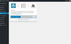 Page screenshot: nichetablewpwp ‹ Test site — WordPress