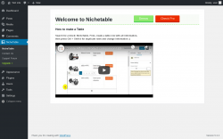 Page screenshot: NicheTable