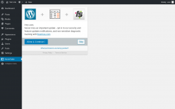 Page screenshot: nichetablewpwp ‹ Test site — WordPress