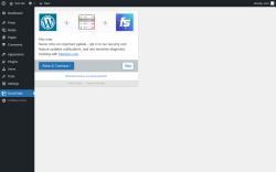 Page screenshot: nichetablewpwp ‹ Test site — WordPress