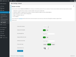 Page screenshot: Nimble Portfolio &rarr; Skin: default