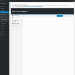 Page screenshot: Nimble Portfolio &rarr; Configuration