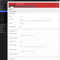 Page screenshot: Ninja Forms &rarr; Settings