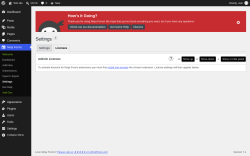 Page screenshot: Ninja Forms &rarr; Settings &rarr; Licenses