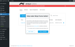 Page screenshot: Ninja Forms