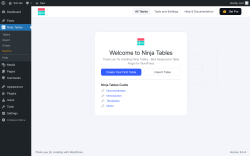 Page screenshot: Ninja Tables