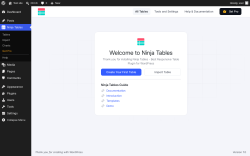 Page screenshot: Ninja Tables
