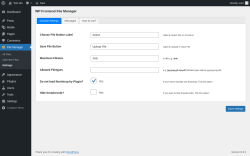 Page screenshot: File Manager → Settings