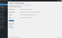 Page screenshot: Nonprofit Manager