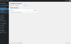 Page screenshot: Donations
