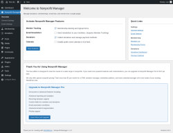 Page screenshot: Nonprofit Manager