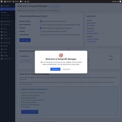 Page screenshot: Nonprofit Manager