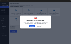 Page screenshot: Membership &rarr; Import