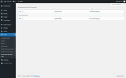 Page screenshot: Tools → Not Found Access List