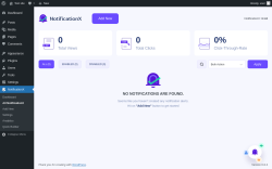 Page screenshot: NotificationX → All NotificationX