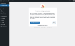 Page screenshot: Activity Guard ‹ Test site — WordPress