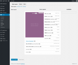 Page screenshot: Books &rarr; Settings