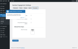 Page screenshot: Nuclear Engagement → Settings → Generation