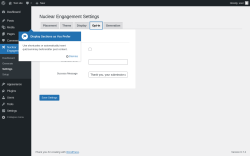 Page screenshot: Nuclear Engagement → Settings → Opt-In