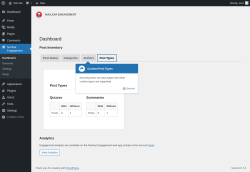 Page screenshot: Nuclear Engagement → Post Types