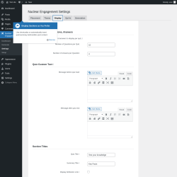 Page screenshot: Nuclear Engagement → Settings → Display