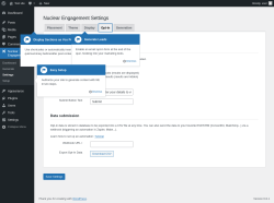 Page screenshot: Nuclear Engagement → Settings → Opt-In