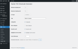 Page screenshot: Settings → Nuclen TOC