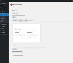 Page screenshot: Nuclear Engagement → Post Types