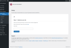 Page screenshot: Nuclear Engagement → Setup